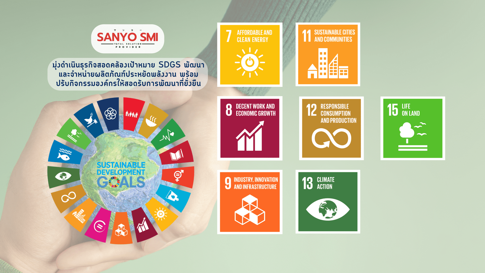 SDGs เป้าหมายหลักที่เราลงมือทำจริง